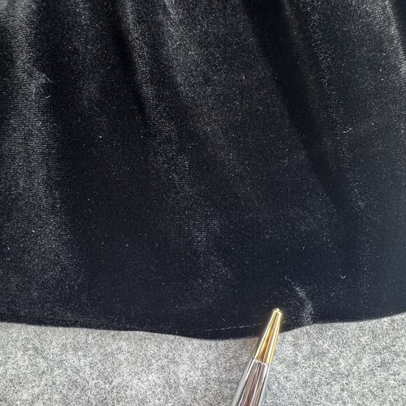 Tuckernuck Pomander Place Velvet Kenzo Dress Size Large Black Quiet Luxury Glam - Picture 10 of 13